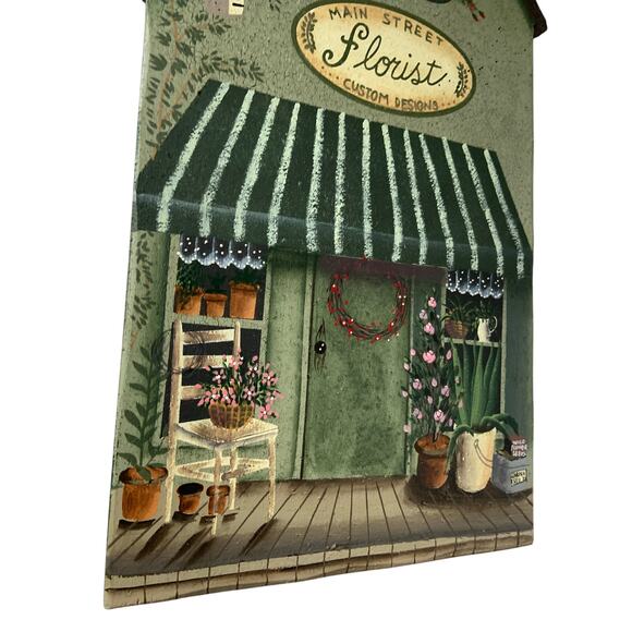 Hand painted Cottagecore Country Style House Wall Hanging farmhouse Decor 16" - Picture 2 of 6